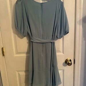 Elegant Blue Women's Dress